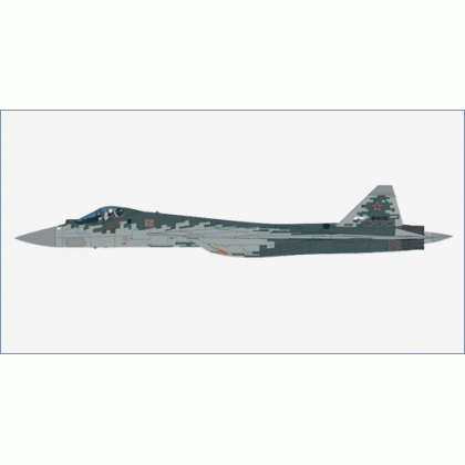 ミリタリー HM F/A-18F HA5120 / SU57 HA6804 Su-57 Stealth Fighter Red 52, Russian Air Force, 2022 (with
