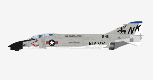 New Arrival! } HA19051F-4B Phantom II 149411, VF-143 
